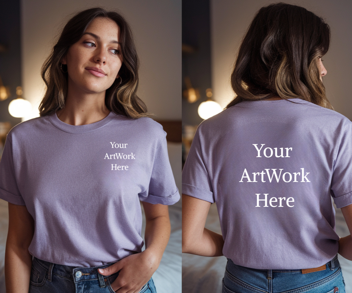 Custom T-Shirt, Front and Back DTF Design
