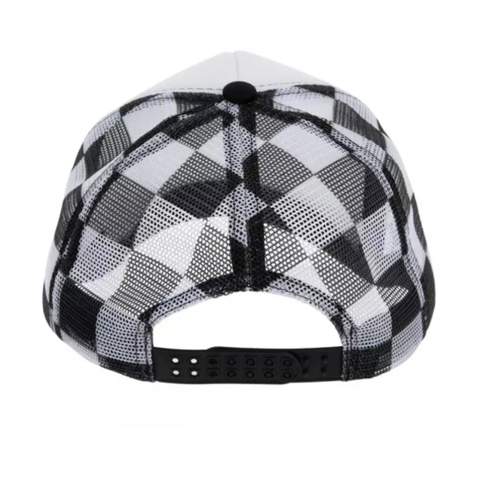Witchy Checkered Trucker Hat