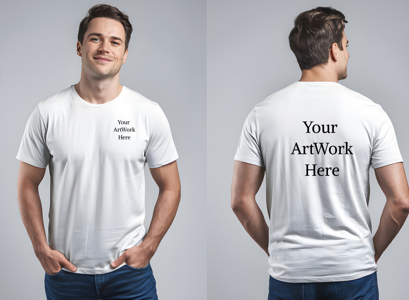 Custom T-Shirt, Front and Back DTF Design