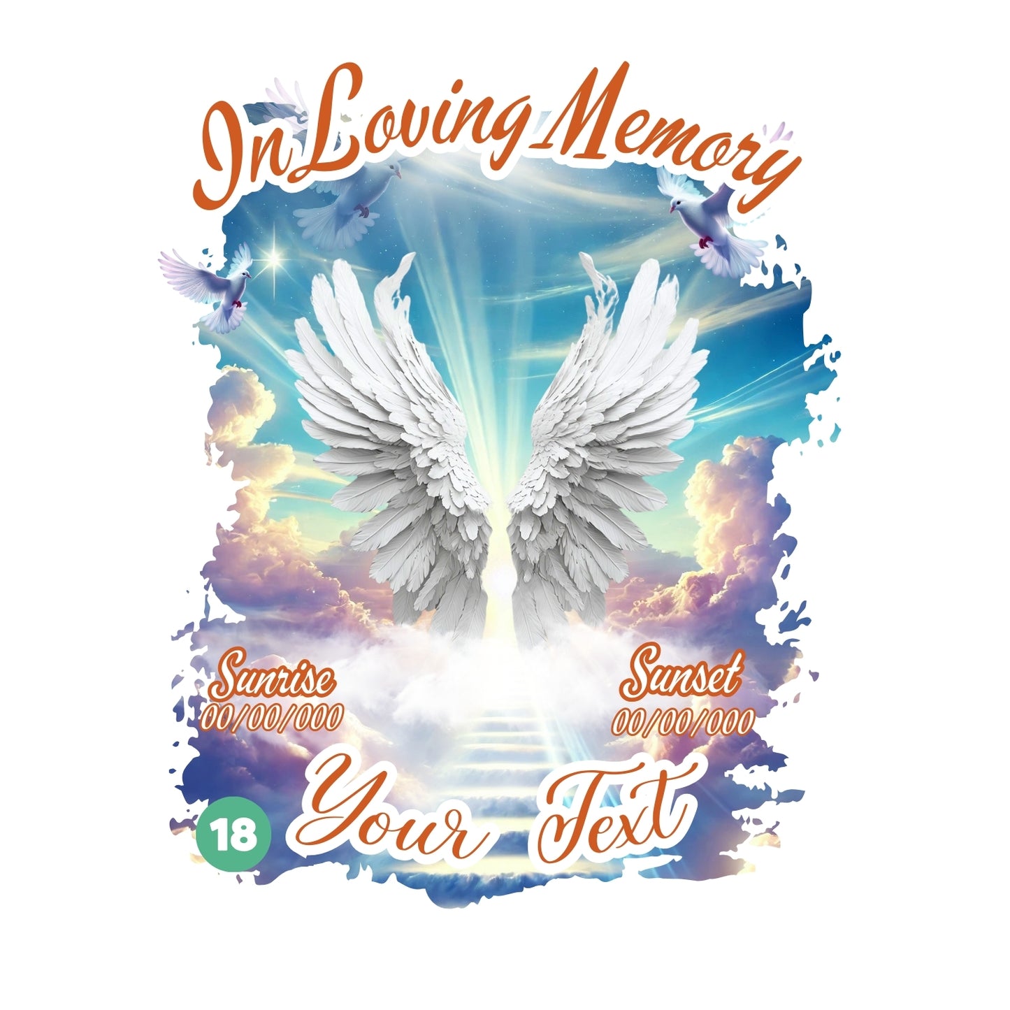 🖤 In Loving Memory Heaven Tote