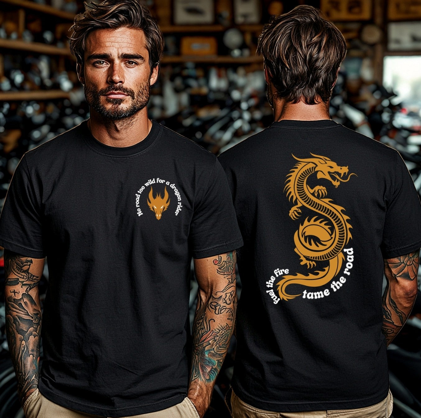 No Road Too Wild For a Dragon Rider Tee