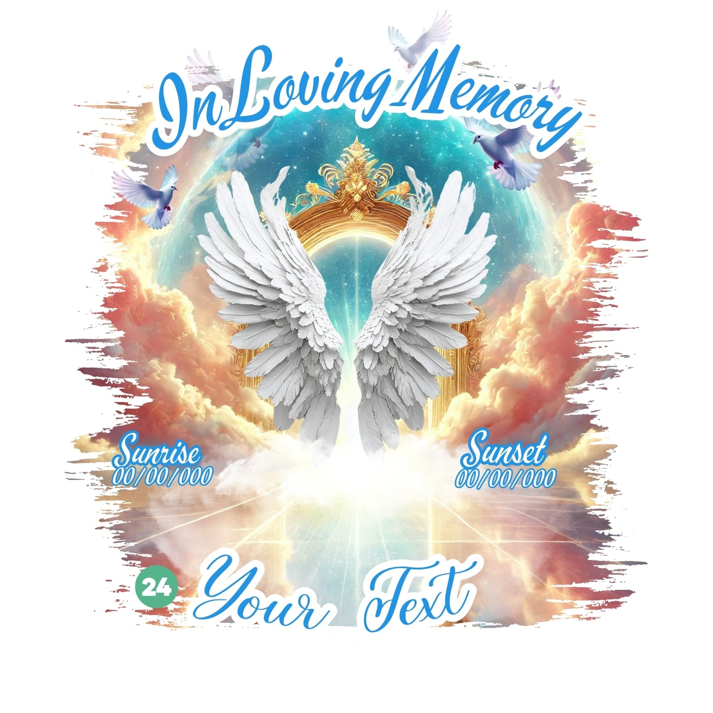 🖤 In Loving Memory Heaven Tote