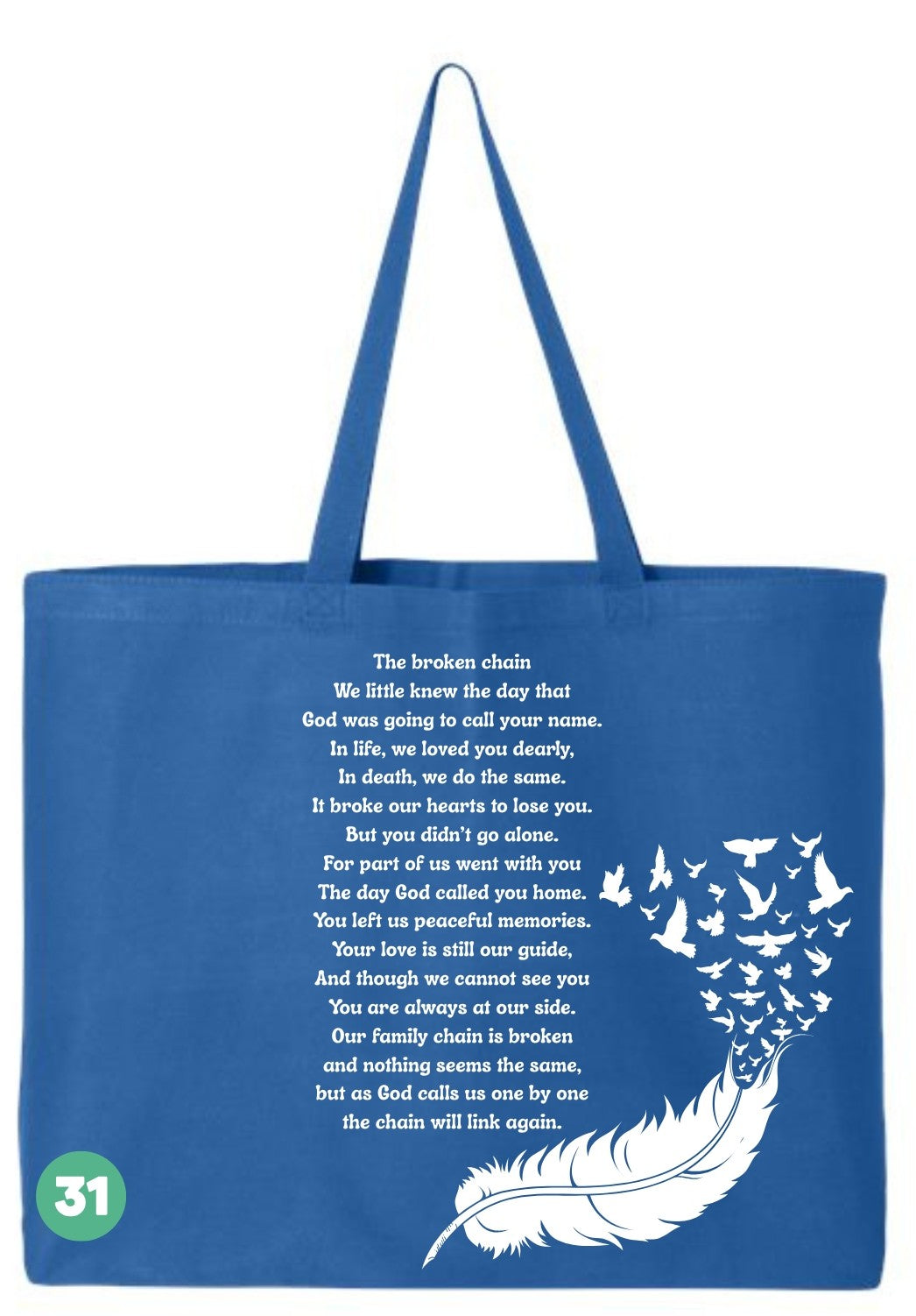 🖤 In Loving Memory All Custom Tote