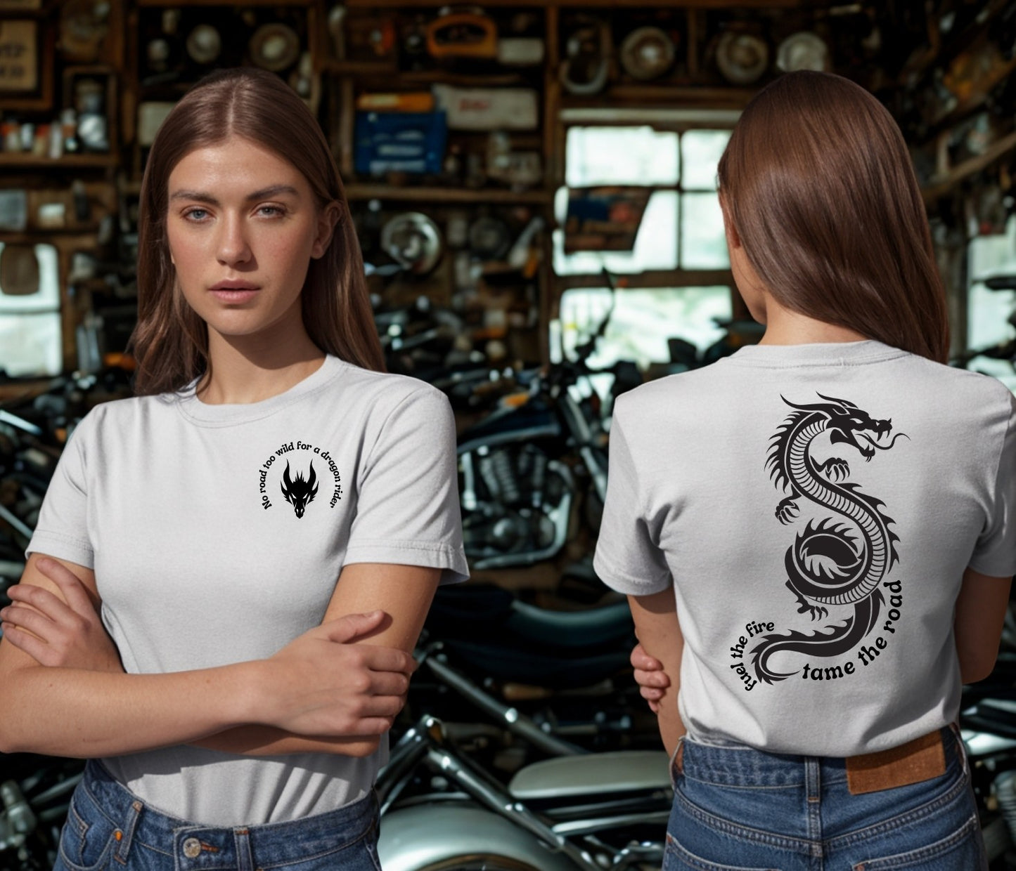 No Road Too Wild For a Dragon Rider Tee