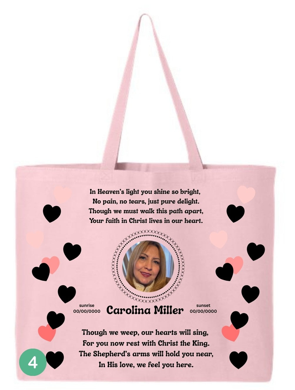 🖤 In Loving Memory All Custom Tote