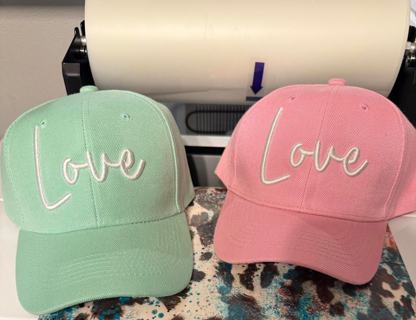 Embroidery hats, 3D Puff Embroidery