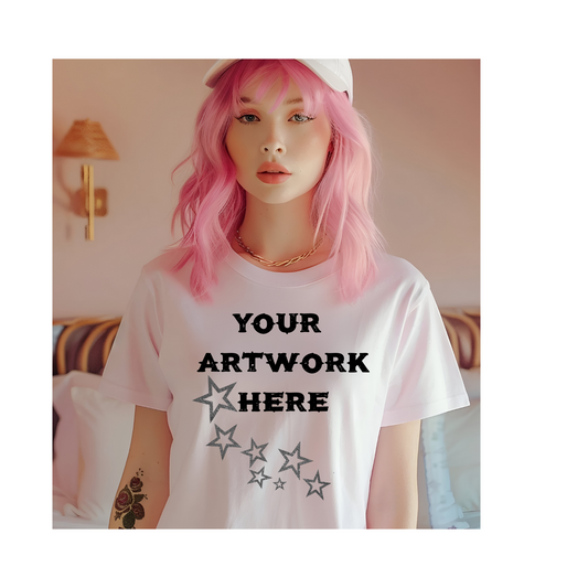 Custom T-Shirt      (Front DTF Design only)