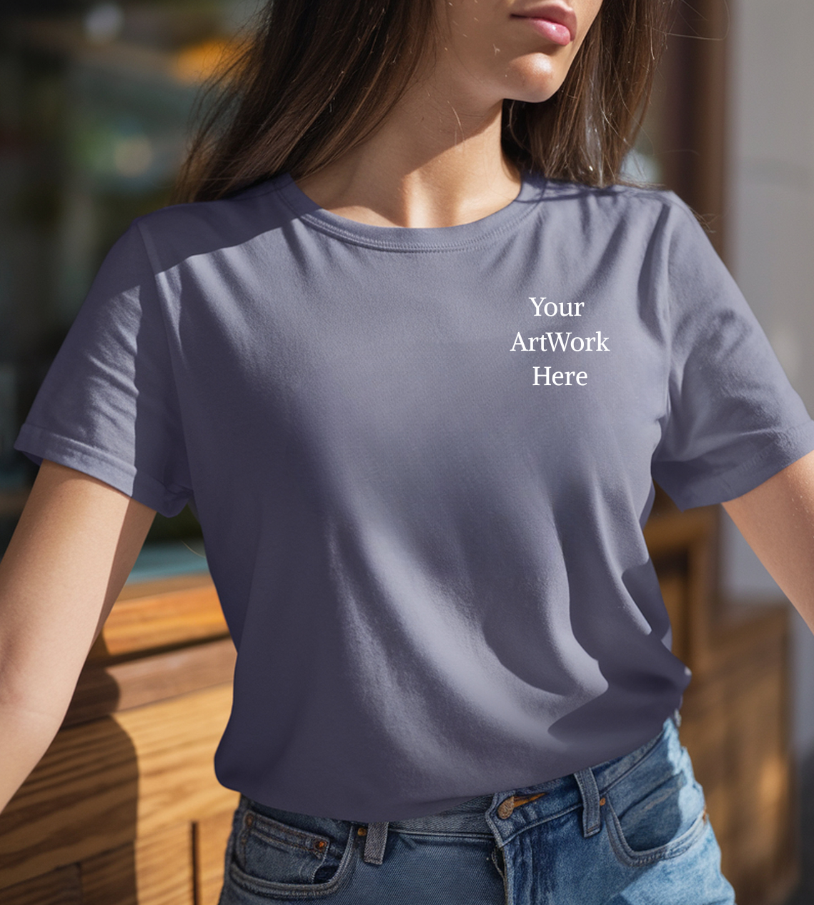 Custom T-Shirt,                                       Front and Back DTF Design