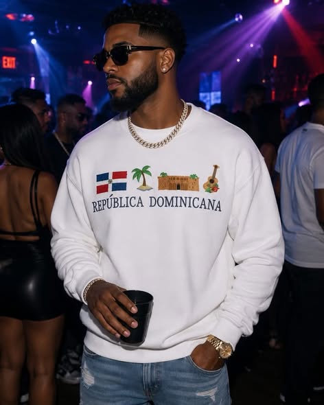 Dominican Heritage Embroidered Sweatshirt | Custom Dominican Apparel