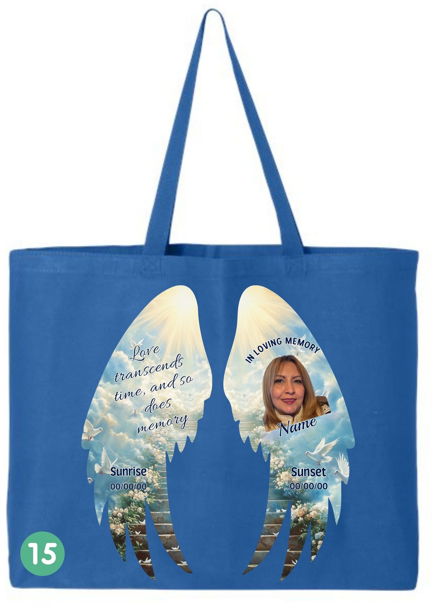 🖤 In Loving Memory Angel Wings Tote