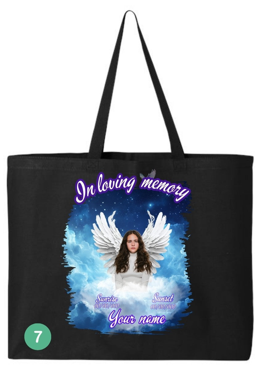 🖤 In Loving Memory Heaven Tote