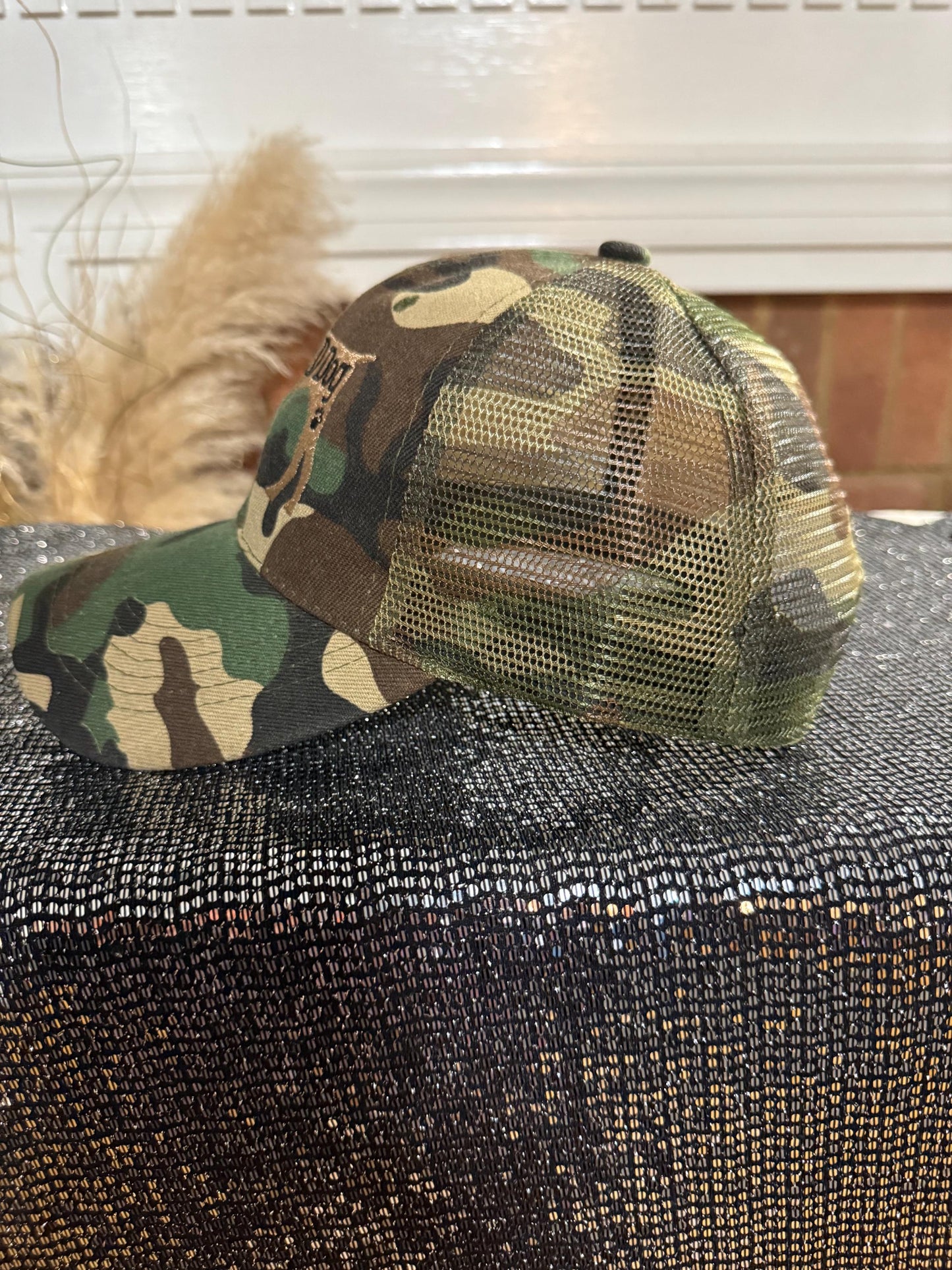 Embroidered Trucker Hat The Bird Dog, Personalized Hat, Name Custom Embroidered, Hat Personalized Dog