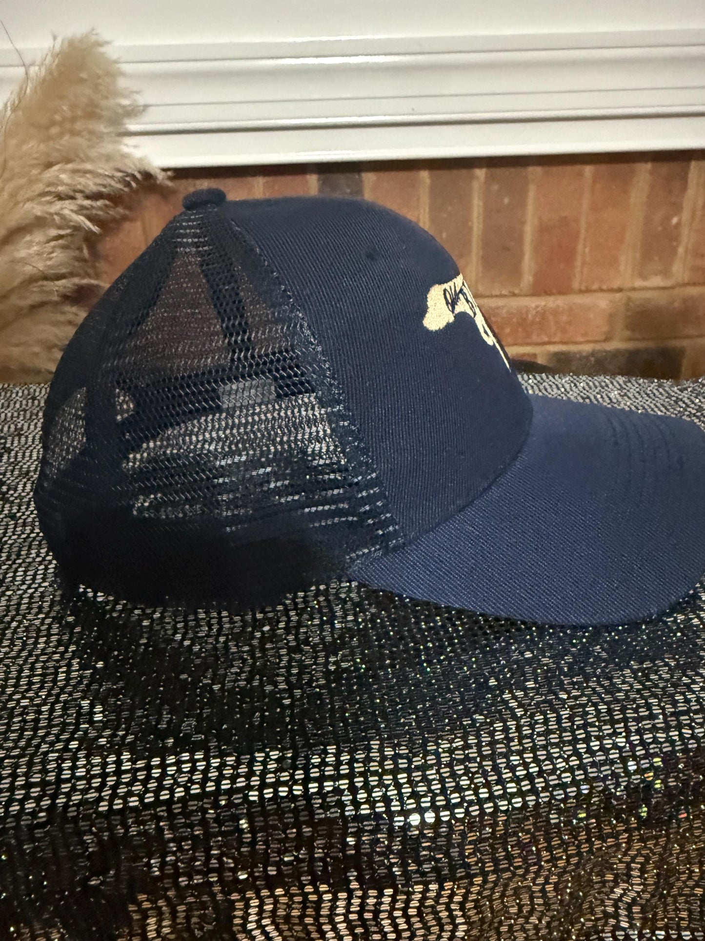Embroidered Trucker Hat The Bird Dog, Personalized Hat, Name Custom Embroidered, Hat Personalized Dog