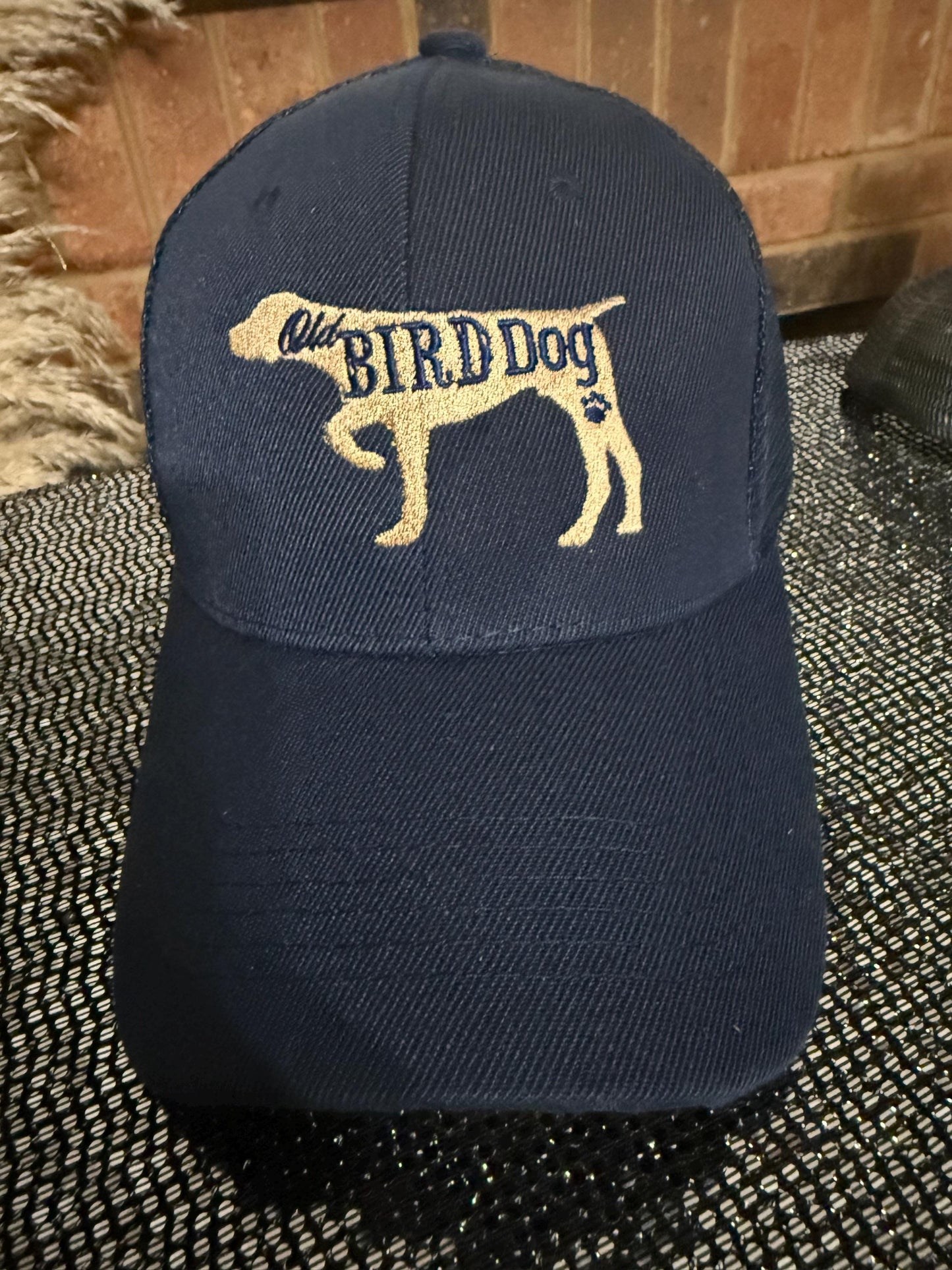 Embroidered Trucker Hat The Bird Dog, Personalized Hat, Name Custom Embroidered, Hat Personalized Dog